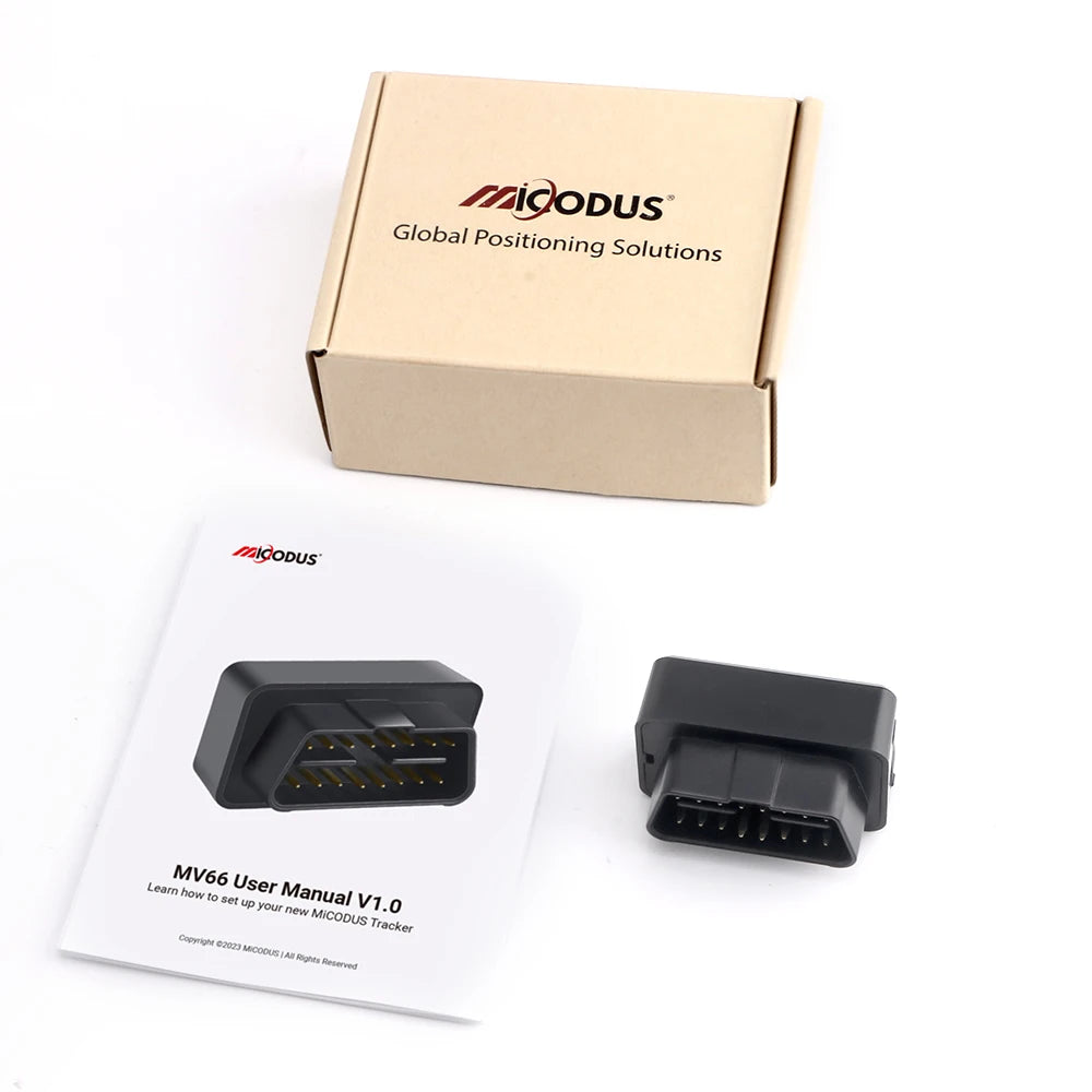MiCODUS OBD GPS Tracker MV66 Realtime Mini GPS Tracker for Car Tracking Device Shake Move Alert Geofence Free APP