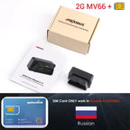 MiCODUS OBD GPS Tracker MV66 Realtime Mini GPS Tracker for Car Tracking Device Shake Move Alert Geofence Free APP