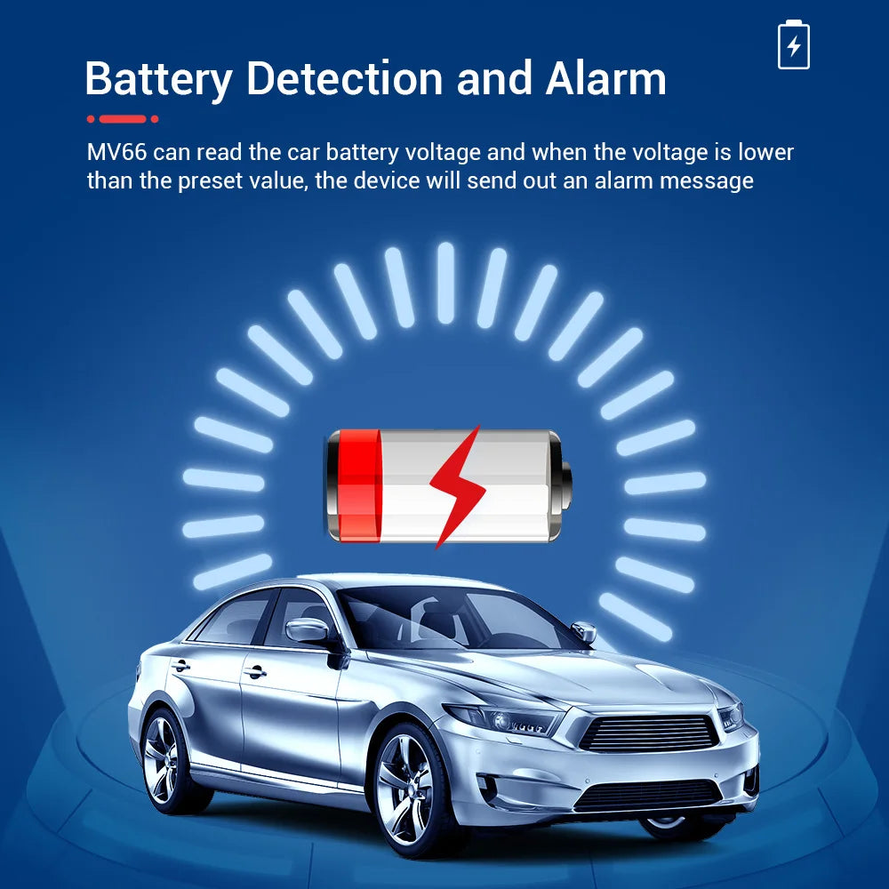 MiCODUS OBD GPS Tracker MV66 Realtime Mini GPS Tracker for Car Tracking Device Shake Move Alert Geofence Free APP